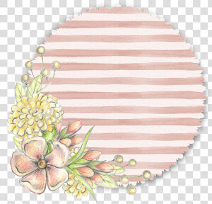 Floral  Flower  Pink  Tag  Soft  Pastel  Stripe   Blue Floral Tags  HD Png Download