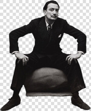 Salvador Dali Posing   Fashion Photography Irving Penn  HD Png Download