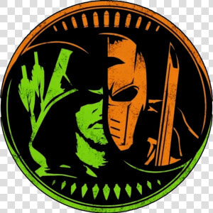 Green Arrow Deathstroke Logo  HD Png Download