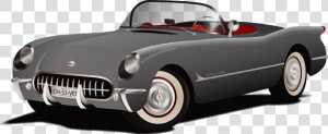 Chevrolet Corvette Zr1 Sports Car Convertible Clip   Red Corvette Clipart  HD Png Download