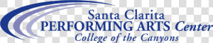 Santa Clarita Performing Arts Center Logo  HD Png Download