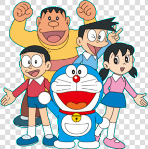 Doraemon And Friends Png   Doraemon And Friends Drawing  Transparent Png