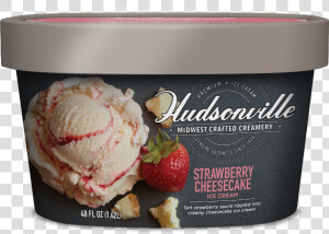 Strawberry Cheesecake Carton   Hudsonville Ice Cream Bananas Foster  HD Png Download