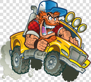 Crazy Offroad Cartoon  HD Png Download