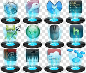 Holographic Icon Pack   Hologram Icon Pack  HD Png Download