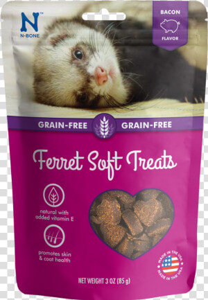 N bone® Ferret Soft Treats In Bacon Class   Ferret  HD Png Download