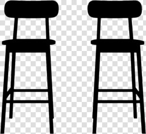 Bar Stool Silhouette   Transparent Background Bar Stool Png  Png Download