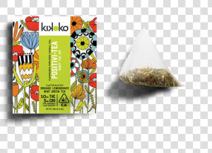 Flowertown Kikoko Positivi Tea Can Bag   Kikoko Positivi Tea Pouch  HD Png Download