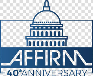 Affirm Graphics Logos 40anniversary Final   Graphic Design  HD Png Download