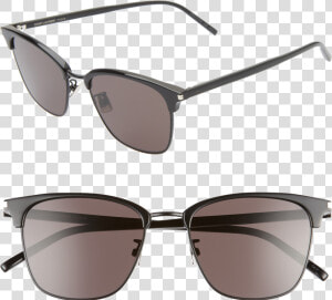 Men S St Laurent Clubmaster Sunglasses  HD Png Download