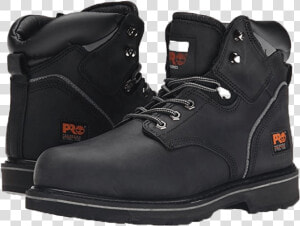 Timberland Pro Pitboss   Black Steel Toe Timberlands For Men  HD Png Download