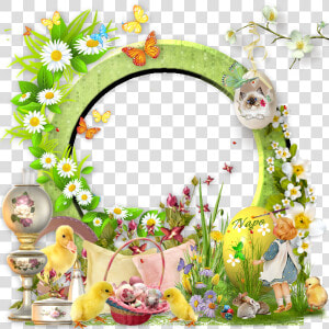 Fond Png Napo334   Daisy Oval Centerblog Cadres Png  Transparent Png