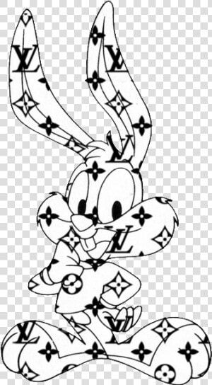   draingang  sadboys  sadboys2001  lv  louisvuitton   Louis Vuitton Bugs Bunny Png  Transparent Png