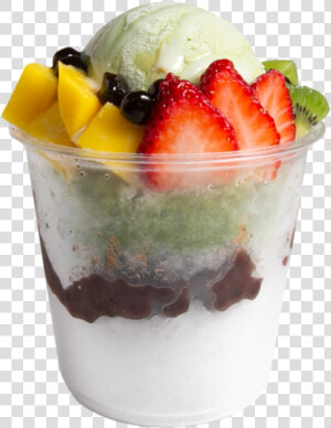 Green Tea Shaved Ice  HD Png Download