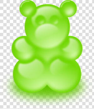 Bear  Green  Gummy Bears  Glossy  Glowing  Bright   Gummy Bear Clip Art  HD Png Download