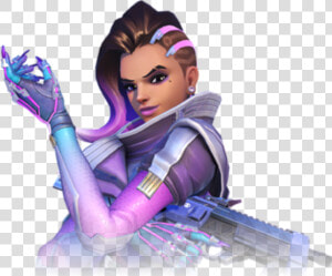 Sombra Overwatch  HD Png Download