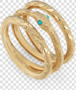 Ouroboros Ring Gold Gucci  HD Png Download