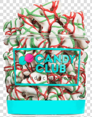 A Cup Of Christmas Tree Pretzels Candy  HD Png Download