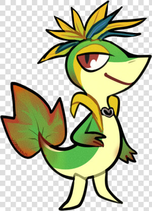 Snivy Clipart   Png Download   Cartoon  Transparent Png