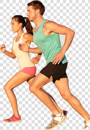 Running Man And Women Png Image   Sport Running Man Png  Transparent Png