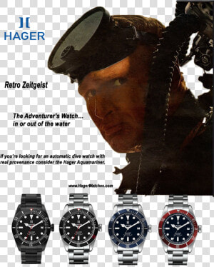 Hager About Time Ad   Automatic Dlc Dive Watch  HD Png Download