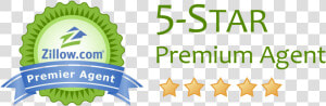 5 Star Agent Zillow Png   Zillow 5 Star Premier Agent  Transparent Png