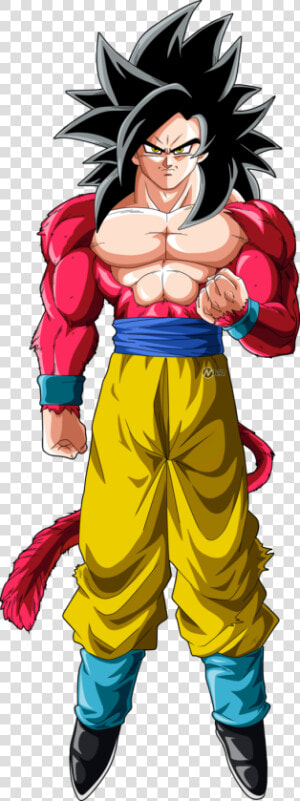 De Goku En Súper Sayayín 4  HD Png Download