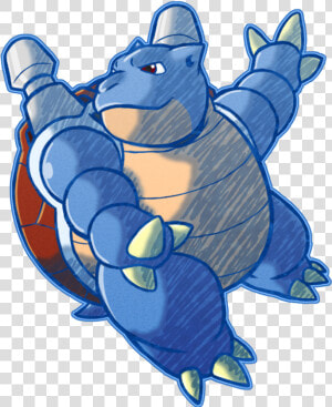 Blastoise   Cartoon  HD Png Download