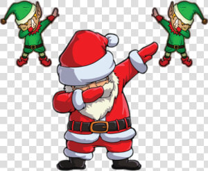 Dabbing Santa   Png Download   Transparent Dabbing Santa Png  Png Download