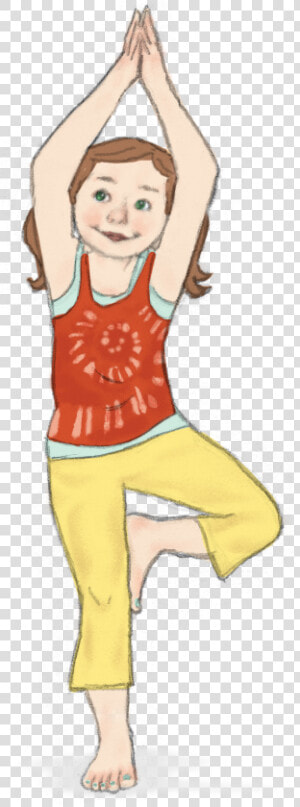 Tree Sophia copy   Tree Pose Kids  HD Png Download