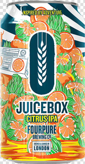 Juicebox Citrus Ipa By Fourpure   Fourpure Juicebox  HD Png Download