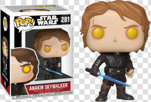 Anakin Skywalker Dark Side Us Exclusive Pop Vinyl Figure  HD Png Download