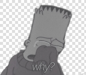 Freetoedit Sad Tumblr The Simpsons Bart Quotes  amp  Saying   Depression Sad  HD Png Download