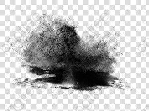 Black Powder Splashing Dust  HD Png Download