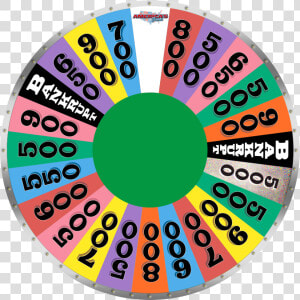 Wheel Of Fortune 2009 Wheel  HD Png Download