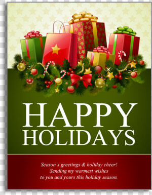 Create Holiday Postcards Online   Merry Christmas Gift Png  Transparent Png