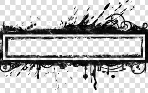 Transparent Banner Vector Black And White Png   Grunge Banner Grunge Png  Png Download