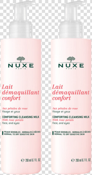 Nuxe Comforting Cleansing Milk With Rose Petals Duo   Nuxe  HD Png Download