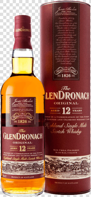 Glendronach Scotch 12 Year Old  HD Png Download