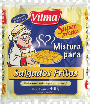 210223 salgados Fritos 400g Vilma Copy   Vilma Alimentos  HD Png Download