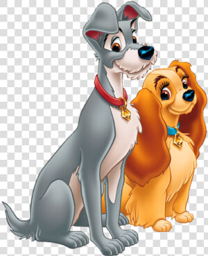 Cartoon Disney Lady And The Tramp  HD Png Download