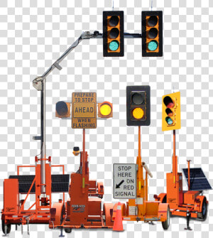 Portable Traffic Lights   Portable Traffic Signal  HD Png Download