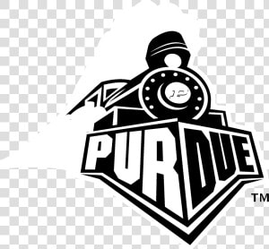 Purdue University Logo Black And White  HD Png Download