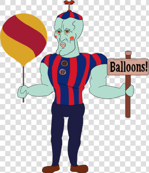 Transparent Handsome Squidward Png   Handsome Balloon Boy  Png Download