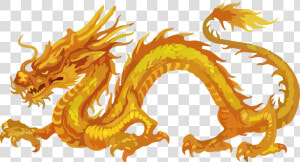 History Of China Chinese Dragon Japanese Dragon   Chinese Golden Dragon  HD Png Download