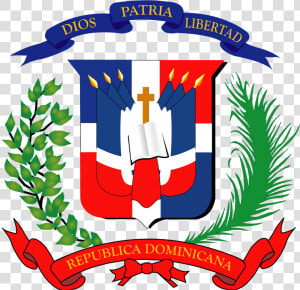 Dominican Republic Coat Of Arms Free Picture   Republica Dominicana Flag And A Transparent Background  HD Png Download