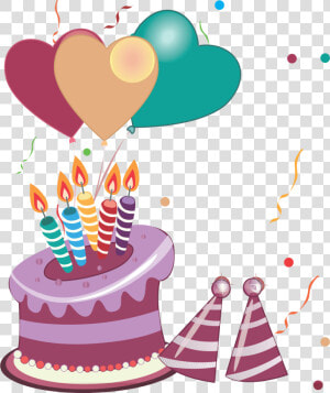 Bolo 10 By Convitex   Happy Birthday Cake Cartoon Png  Transparent Png