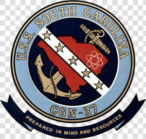 Uss South Carolina Insignia 1980  HD Png Download