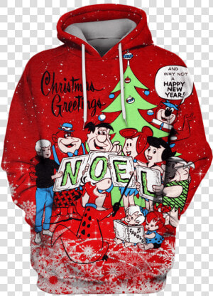 3d Christmas Greetings Hanna Barbera Tshirt   Hoodie  HD Png Download