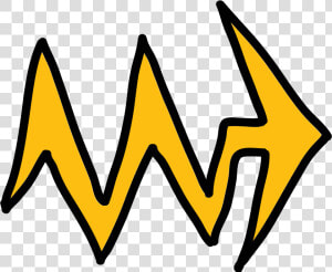 Lightning Arrow Icon   Noise Arrow Png  Transparent Png